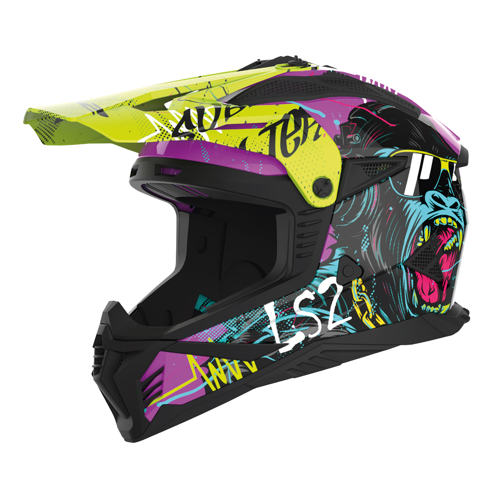 Кроссовый шлем MX708 FAST II GORILLA Кроссовый шлем MX708 FAST II GORILLA
